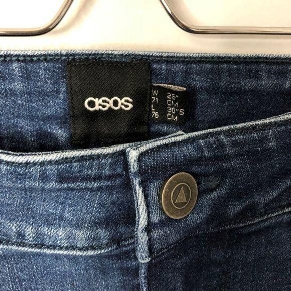 Asos Skinny Jeans‎ Sz 28 L 30 Medium Wash - Picture 2 of 3